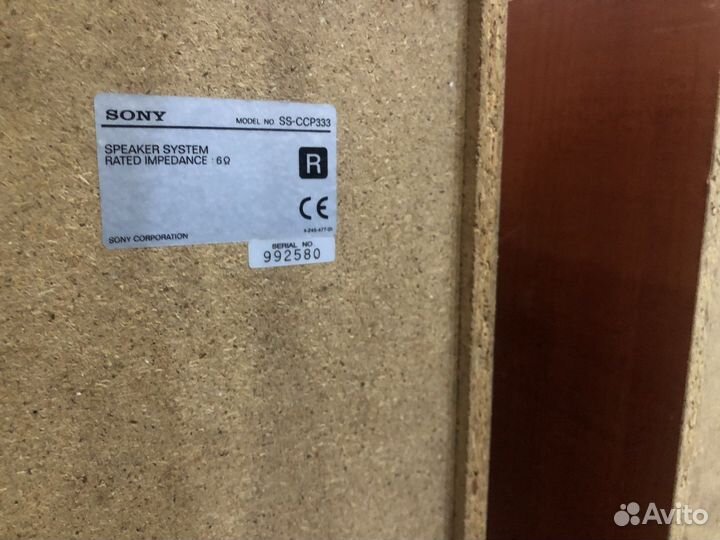 Колонки sony ss cp333 /6 om