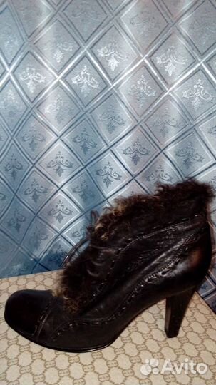Ботильоны mott натуральная кожа
