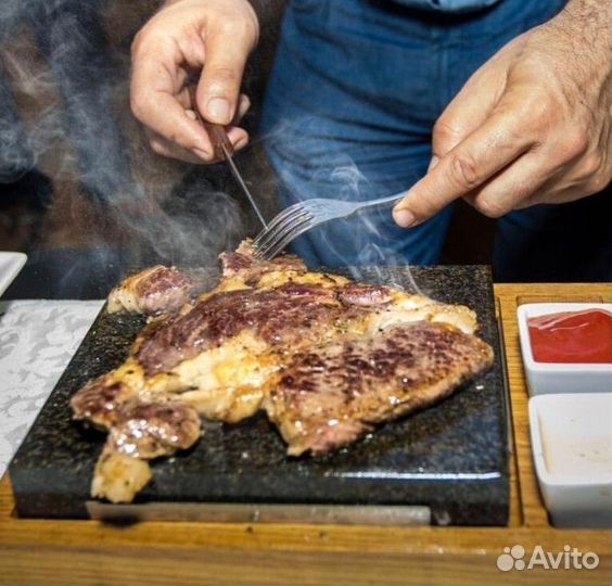 Камень для жарки мяса, рыбы и овощей