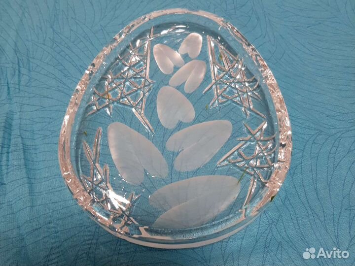Блюдо хрустальное СССР