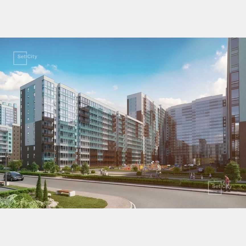 Квартира-студия, 25,4 м², 9/25 эт.