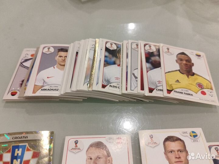 Наклейки с футболистами к Чемпионату мира 2018