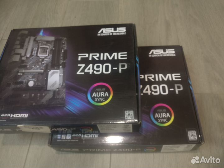 Материнская плата asus Z490-P