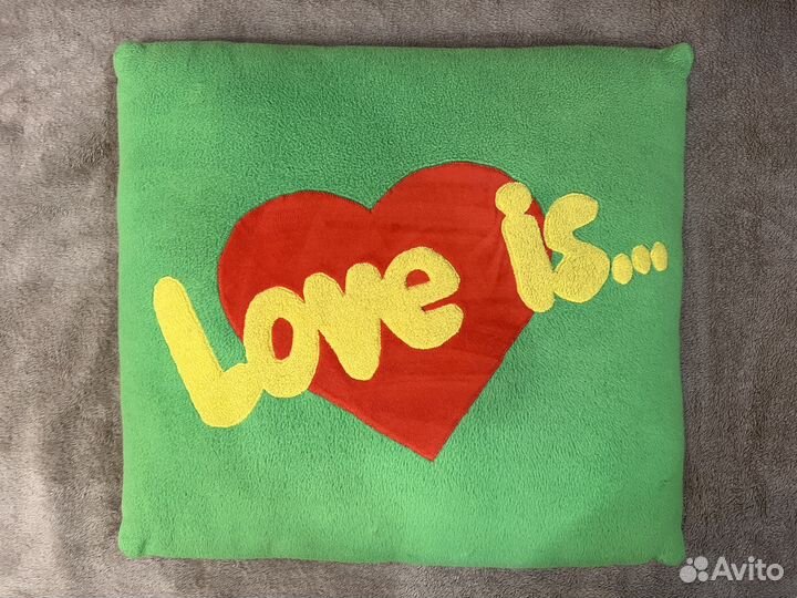 Подушка Love is. 53х49