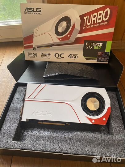 Видеокарта Asus nvidia GeForce GTX 960 turbo 4 гб