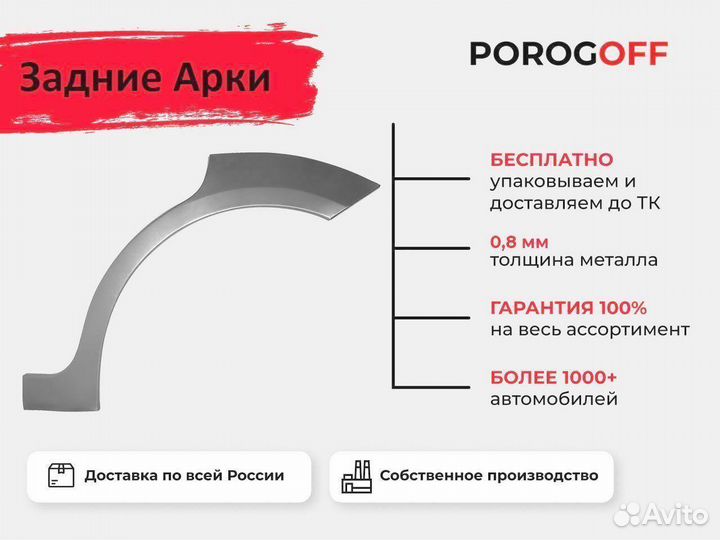 Ремонтные пороги Chevrolet Lacetti Универсал