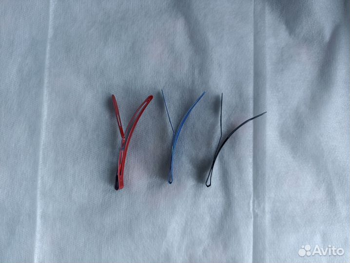 Зажимы для волос (металл)