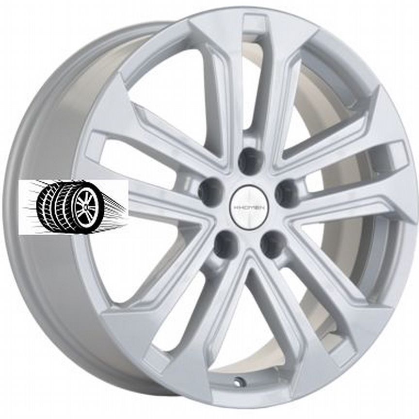 Литые диски Khomen Wheels 7×R18 5×108