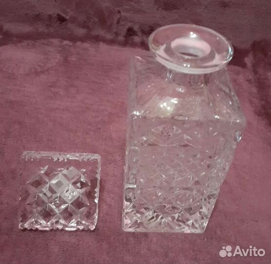 Штоф графин хрустальный