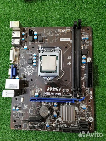 Материнская плата MSI h81m-P33 socket 1150
