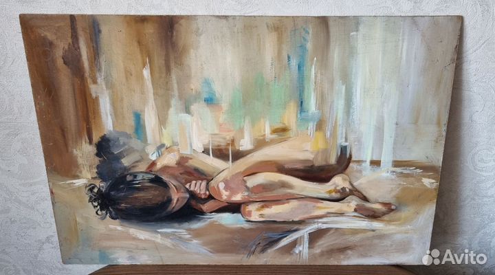 Эмоциональная картина маслом 30на 60