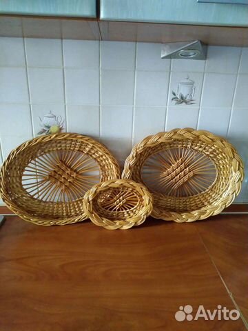 Корзина плетеная подвесная или панно в подарок