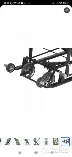Детские санки коляска с колесами