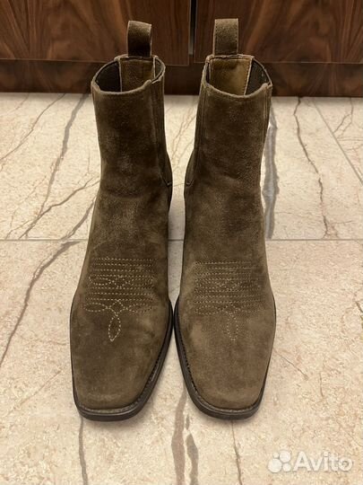 Ботильоны казаки женские Lime 37