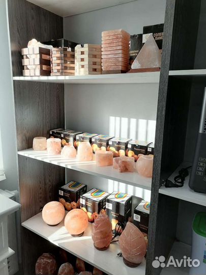 Солевые лампы из гималайской соли