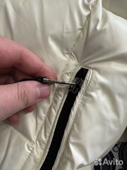 Пуховик Moncler Parana White (Оригинал исполнение)