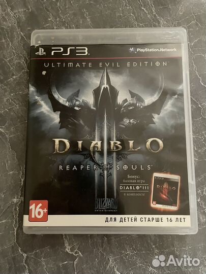 Игра диск для ps3 dianlo 3 Reaper of souls