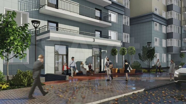 1-к. квартира, 40,6 м², 6/17 эт.