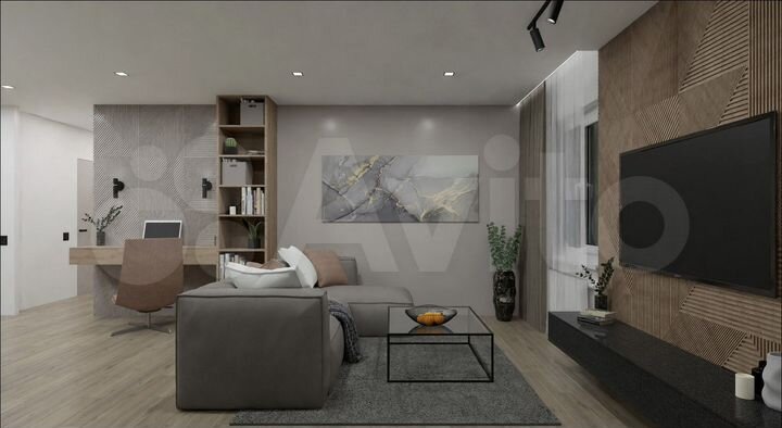 2-к. квартира, 68,2 м², 3/4 эт.