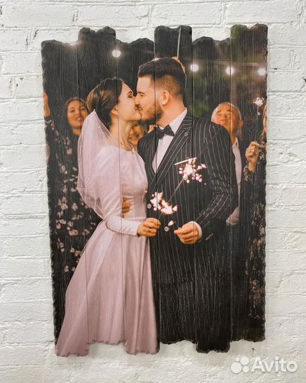 Картина на дереве Львы