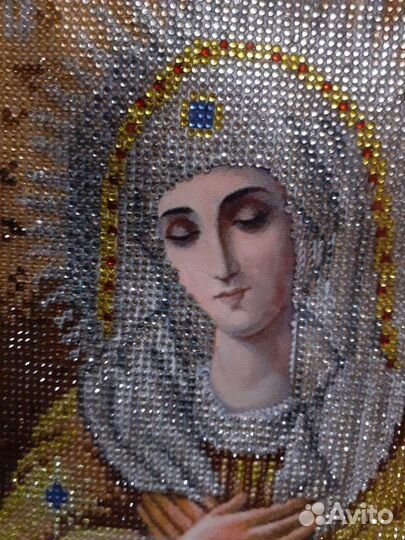 Икона из алмазной мозаики