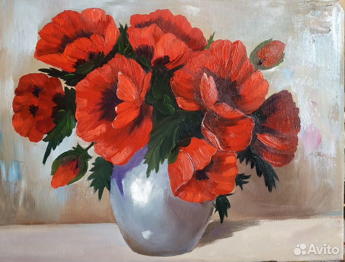 Картина маслом на холсте натюрморт