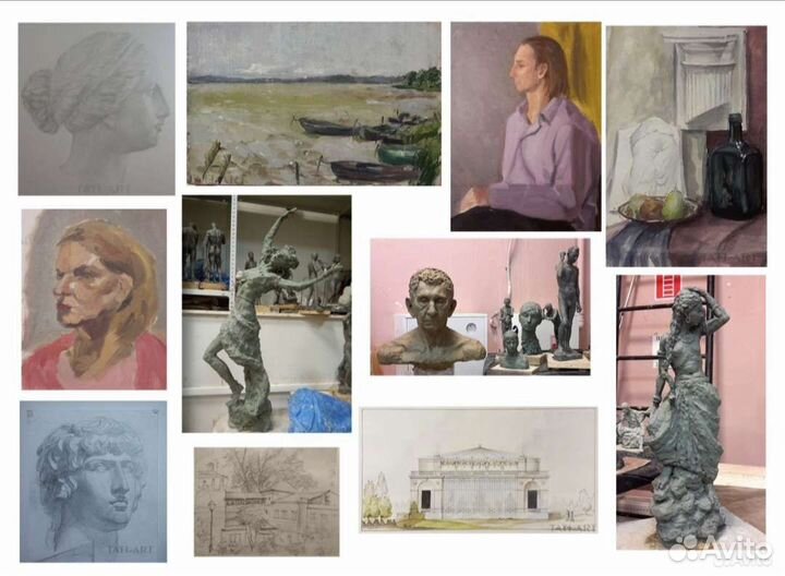 Художник, скульптор, заказы, мастер классы, курсы