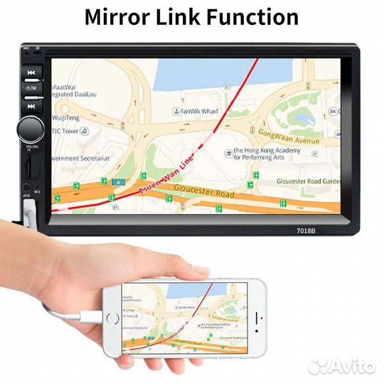 Новая Автомагнитола 2 din bluetooth сенсорная MP5