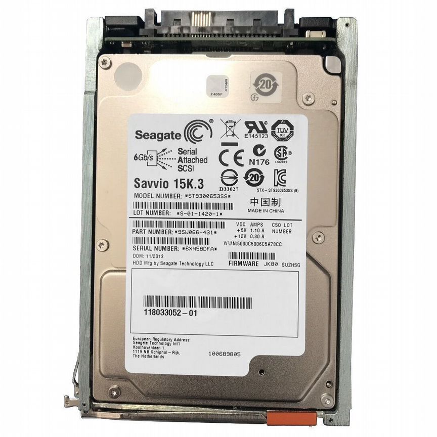 [ST9300653SS] Жесткий Диск Emc 300gb 118033052-01 Sas St9300653ss