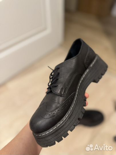 Полуботинки женские 36 размер кожаные tervolina