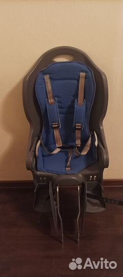 Детское кресло для велосипеда на раму