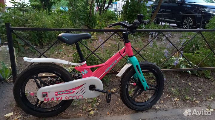 Детский велосипед для девочки 16 дюймов