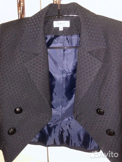 Школьный пиджак синего цвета для девочки RMX