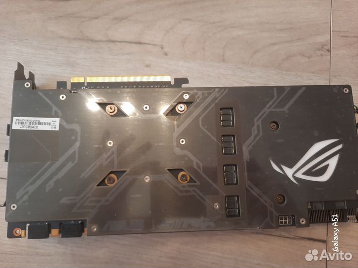 Видеокарта gtx 1080 8 gb asus rog strix