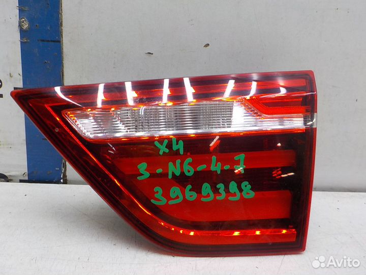 Фонарь задний правый внутренний BMW X4 F26 2014