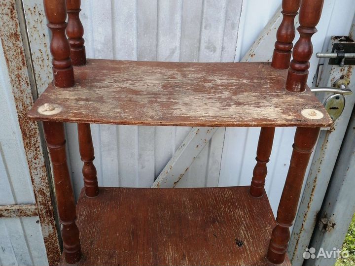 Этажерка деревянная СССР