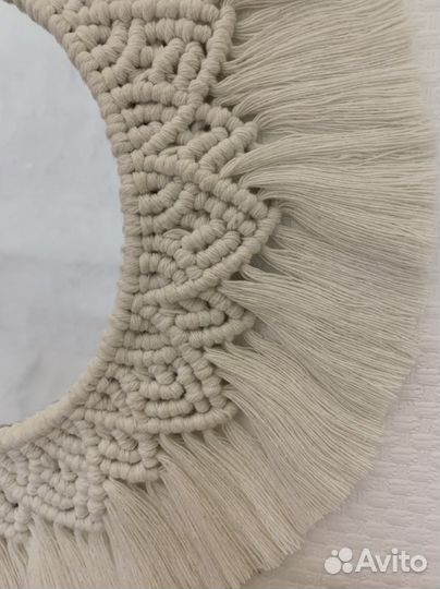 Зеркало макраме