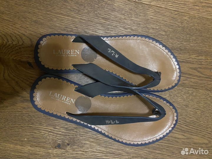Шлепки, сланцы ralph lauren
