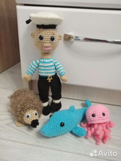 Мягкие игрушки (вязанные, ручная работа)