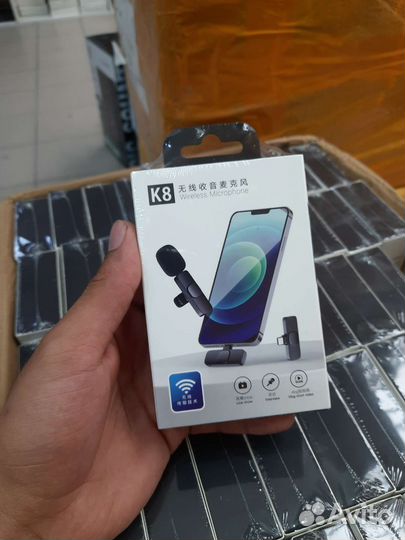 Петличный микрофон к8 опт