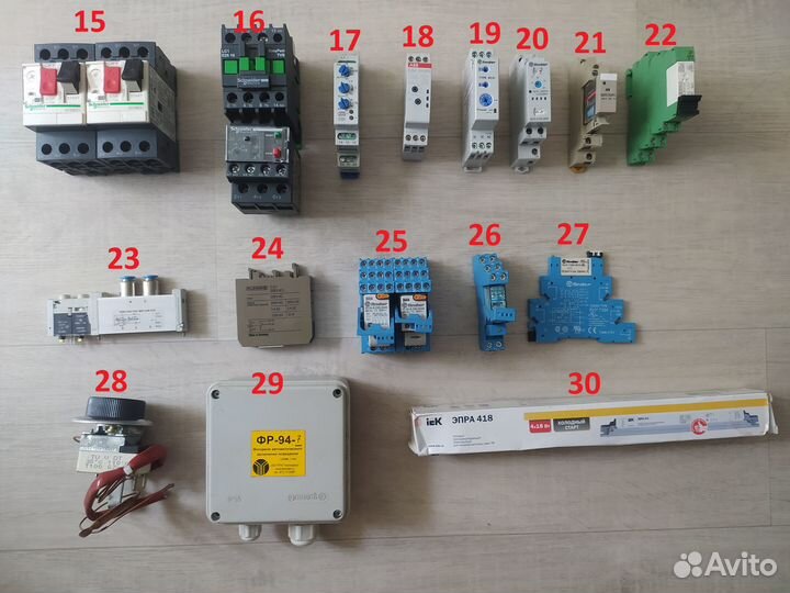 Автоматические выключатели датчики реле времени