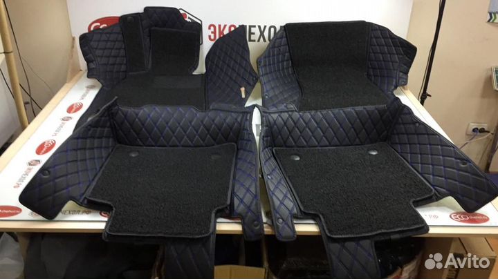 3D Коврики Audi из Экокожи