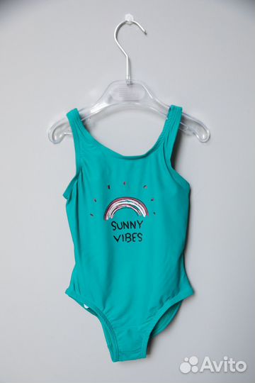 Купальник на девочку зеленый 98 104 (3-4 года)