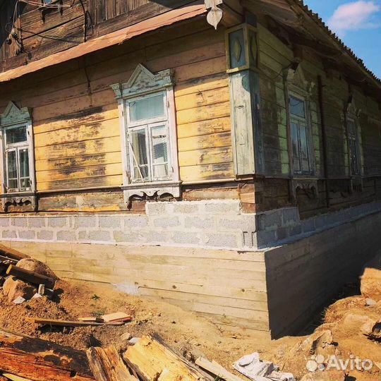 Подъем домов замена венцов