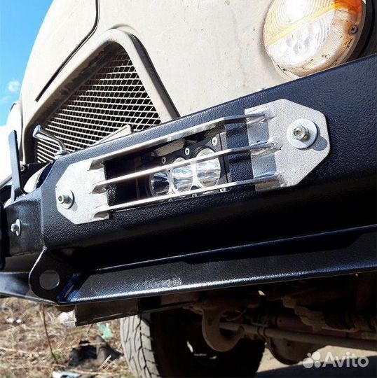 Передний бампер rubicon-3 УАЗ-452, 3303, 39094