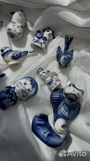 Фигурки гжель