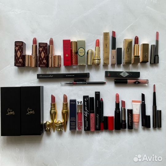 Помады CharlotteTilbury, Giorgio Armani, By Terry