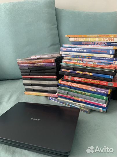 Портативный dvd плеер sony