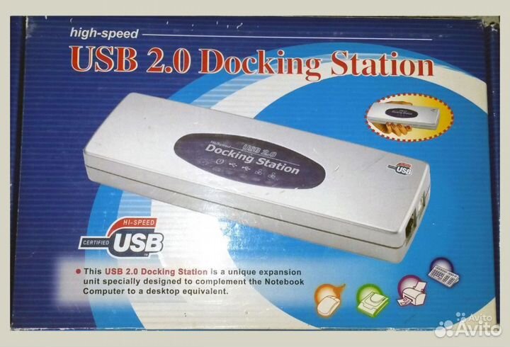 Dock station USB, PS/2, COM, LPT новая