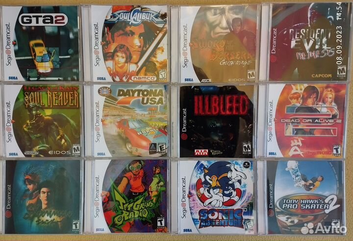 Диски от Sega Dreamcast